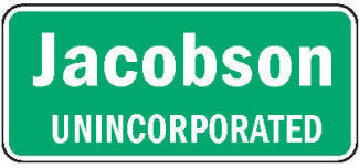 Jacobson Minnesota population sign