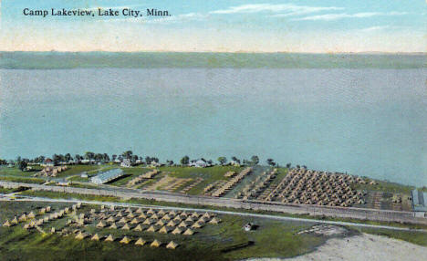 Camp Lakeview, Lake City Minnesota, 1910's