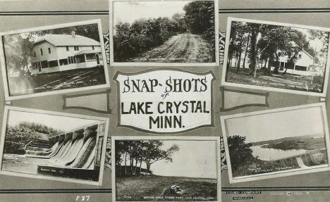 Multiple scenes, Lake Crystal Minnesota, 1923