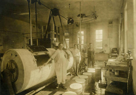 Interior, Lake Crystal Creamery, Lake Crystal Minnesota, 1930