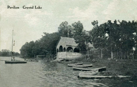 Pavilion on Lake Crystal, Lake Crystal Minnesota, 1907