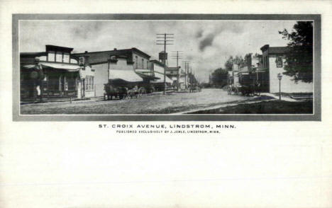 St. Croix Avenue, Lindstrom Minnesota, 1905