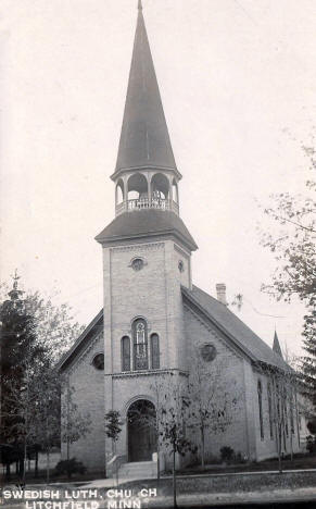 Swedish Lutheran Church, Litchfield Minnesota, 1911
