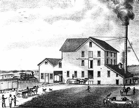 Litchfield Mills, Litchfield Minnesota, 1874
