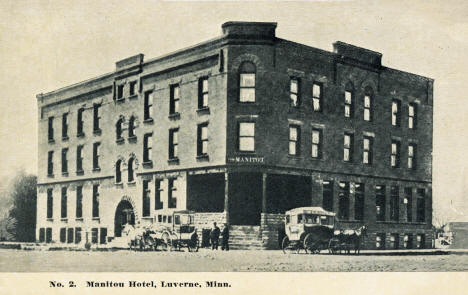 Manitou Hotel, Luverne Minnesota, 1913