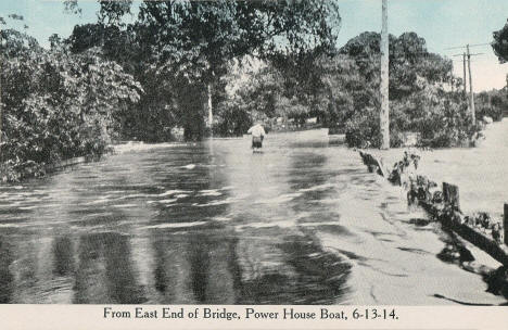 From east end of Bridge, Luverne Minnesota, June 13 1914