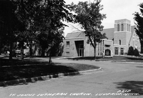 St. Johns Lutheran Church, Luverne Minnesota, 1950's