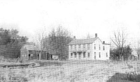 Kiel's Hotel in Old Lynd Minnesota, 1890's