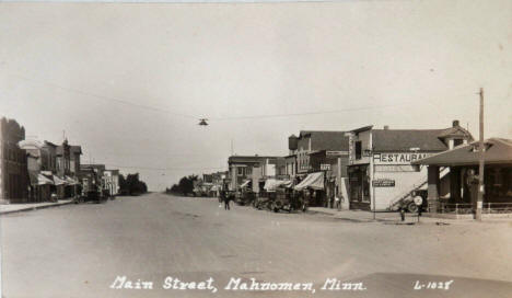 Main Street, Mahnomen Minnesota, 1927
