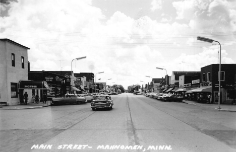 Main Street, Mahnomen Minnesota, 1950's
