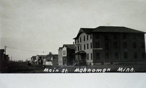 Main Street, Mahnomen Minnesota, 1908
