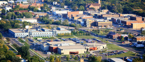 Aerial view, Marshall Minnesota, 2019