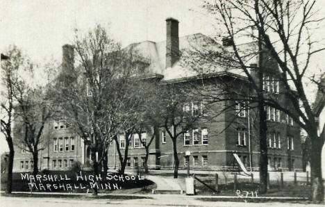 Marshall High School, Marshall Minnesota, 1910's
