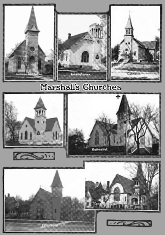 Churches in Marshall Minnesota, 1912