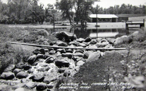 Swimming Pool, Camden State Park, Marshall Minnesota, 1940's