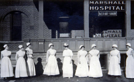 Marshall Hospital, Marshall Minnesota, 1920's