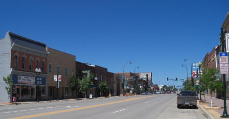 Main Street in Downtown Marshall Minnesota, 2011