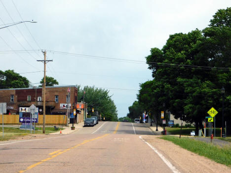 Street scene, Mayer Minnesota, 2020
