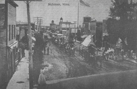 Parade, McIntosh Minnesota, 1910's