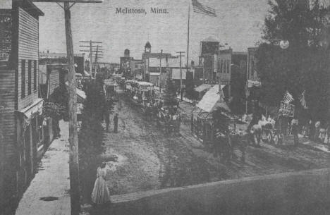 Parade, McIntosh Minnesota, 1910's
