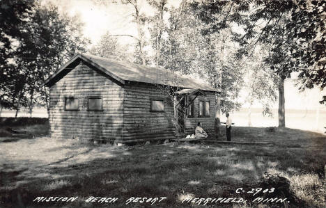 Mission Beach Resort, Merrifield Minnesota, 1940's