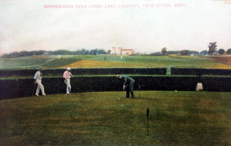 Minnekahda Golf Links, Lake Calhoun, Minneapolis Minnesota, 1910