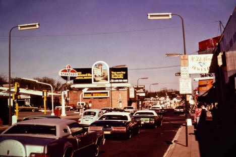 Businesses at 50th and France Avenue South, Minneapolis Minnesota, 1976