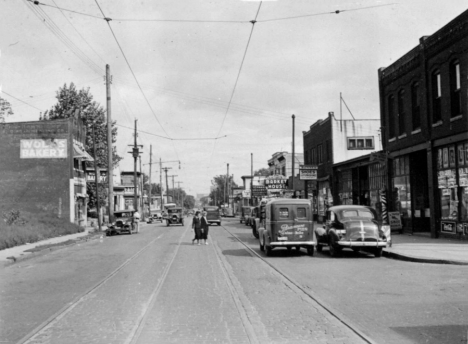 1300 blobk of 6th Avenue North (now OLson Memorial Highway), Minneapolis Minnesota, 1938