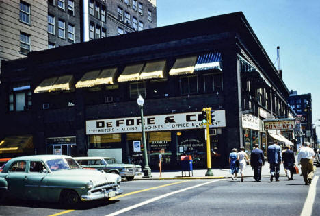 Businesses in the 200 block of South 4th Street, Minneapolis Minnesota, 1959