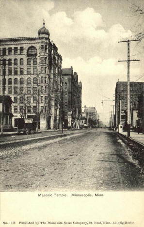 Masonic Temple, 6th and Hennepin, Minneapolis Minnesota, 1906