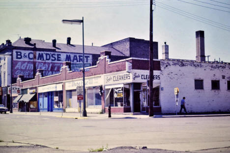 4th Street NE at 1st Street NE, Minneapolis Minnesota, 1973