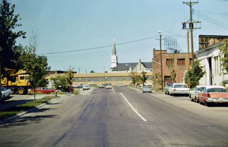 2nd Street SE Looking West from 3rd Avenue SE, Minneapolis Minnesota, 1970's