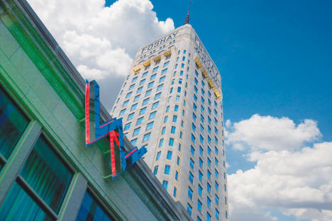 W Hotel in the Foshay Tower, Minneapolis Minnesota, 2019