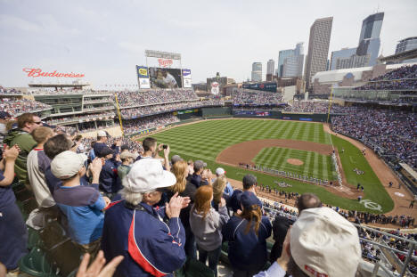 Opening Day for the Minnesota Twins at Target Field, Minneapolis Minnesota, 2010