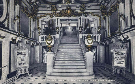 Lobby of the New Palace Theatre, Minneapolis Minnesota, 1917