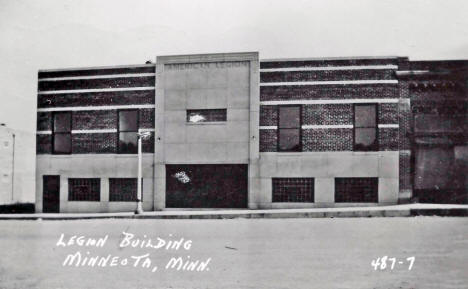 American Legion building, Minneota Minnesota, 1952