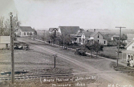 South portion of Jefferson Street, Minneota Minnesota, 1910