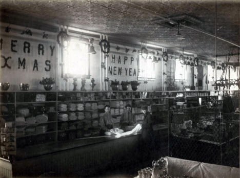 Interior of O. G. Anderson Big Store, Minneota Minnesota, 1930's