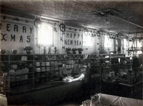 Interior of O. G. Anderson Big Store, Minneota Minnesota, 1930's