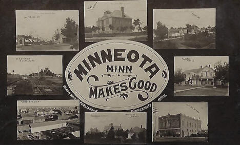 Multiple scenes, Minneota Minnesota, 1909