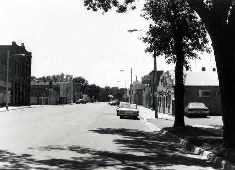 Street scene, Minneota Minnesota, 1974