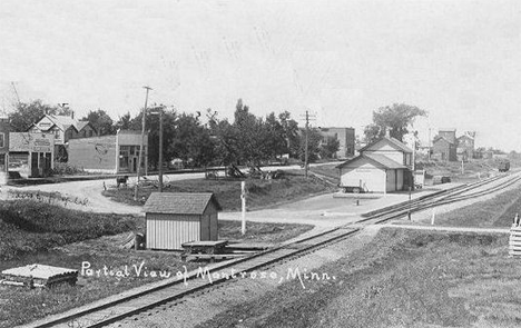 Partial view of Montrose Minnesota, 1910's
