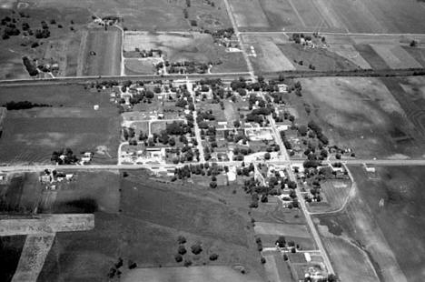 Aerial view, Montrose Minnesota, 1969