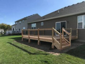 Wooden Deck  Minneapolis, MN  Pink Construction LLC