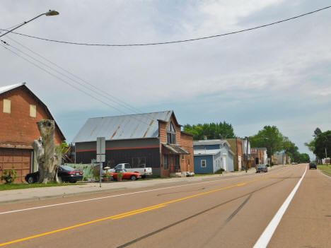 Street scene, New Germany Minnesota, 2020