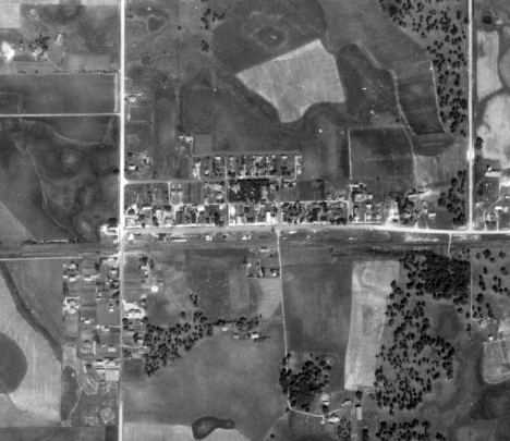 Aerial Map, New Germany Minnesota area, 1937