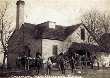 Creamery, New Germany Minnesota, 1910