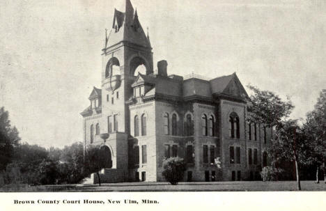 Brown County Courthouse, New Ulm Minnesota, 1910's