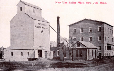 New Ulm Roller Mills, New Ulm Minnesota, 1908