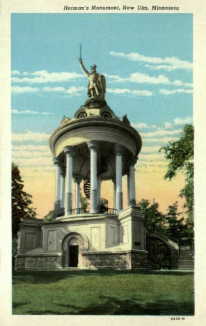 Herman's Monument, New Ulm Minnesota, 1938